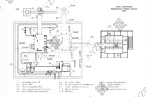 Схема подключения и монтажа водогрейного промышленного котла КВм-2,0 с топкой РПК
