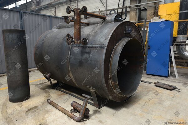 Газовый парогенератор 700 кг в час 130 С изготовление